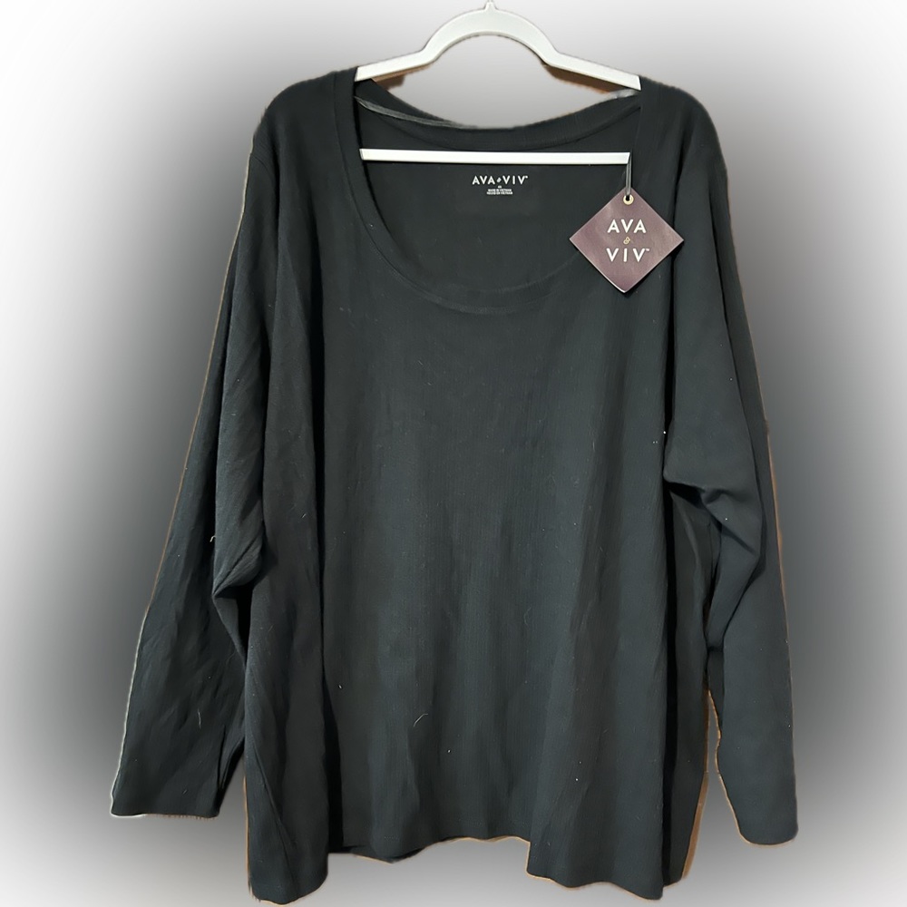 Ribbed fitted shirt -Plus Size